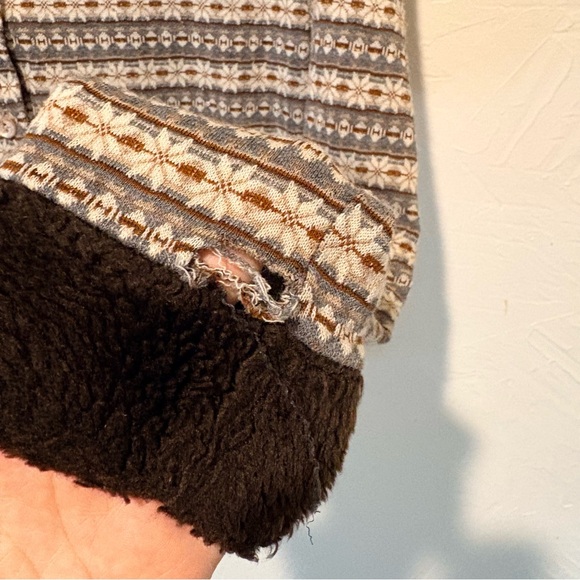 Vintage Smart Objects Faux Fur Button Down Blouse - Picture 4 of 7